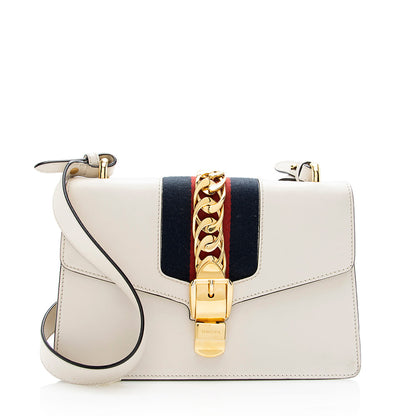 Gucci Leather Sylvie Small Shoulder Bag (SHF-18518)