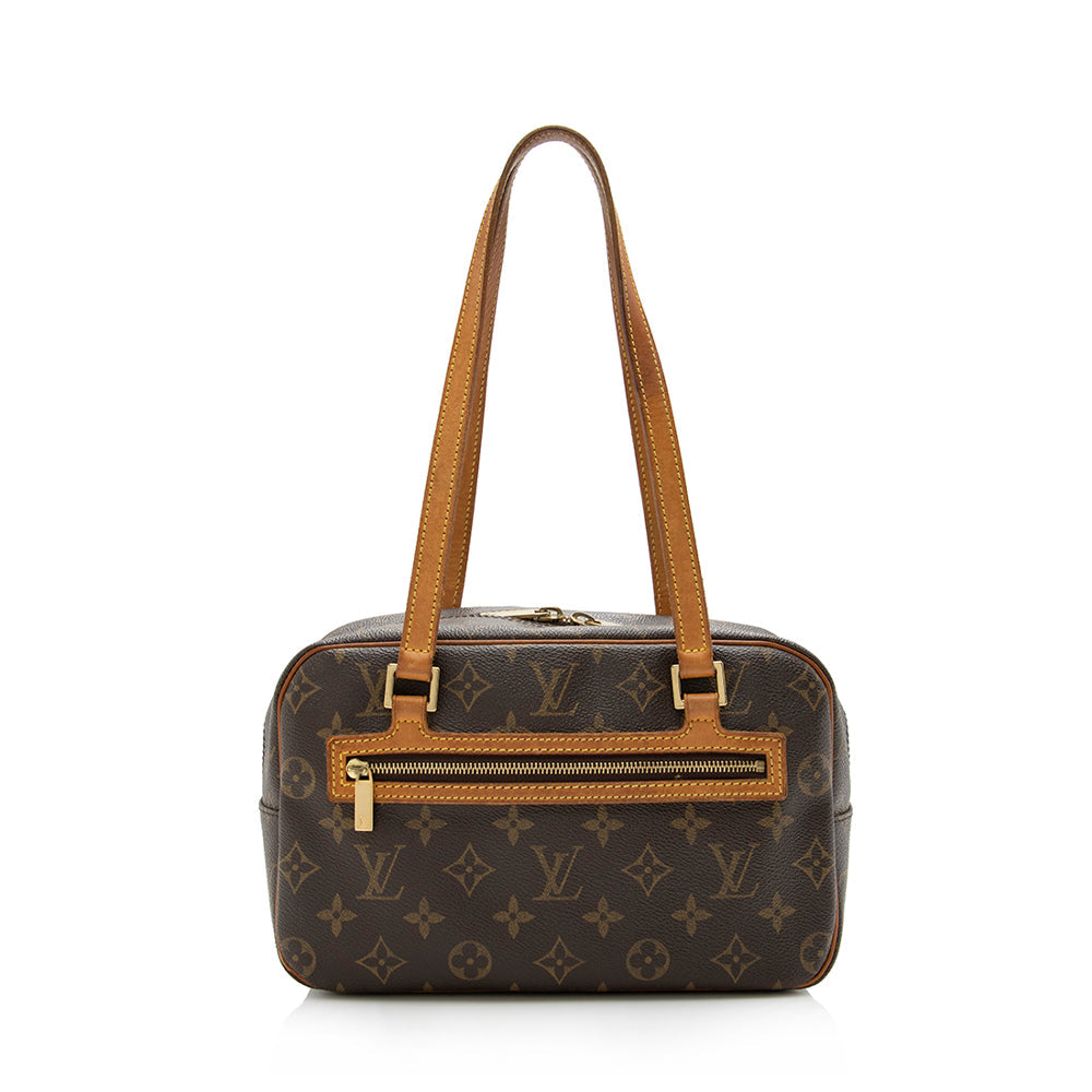 Louis Vuitton Monogram Canvas Cite MM Shoulder Bag (SHF-16727)