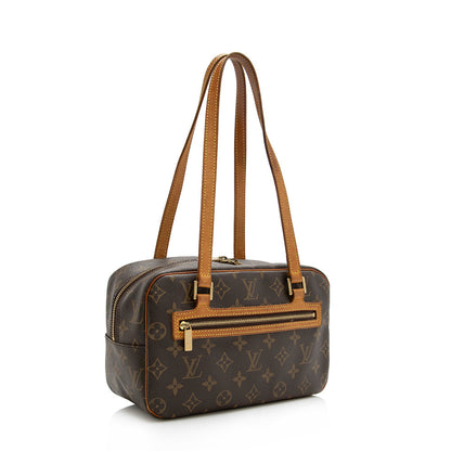 Louis Vuitton Monogram Canvas Cite MM Shoulder Bag (SHF-16727)