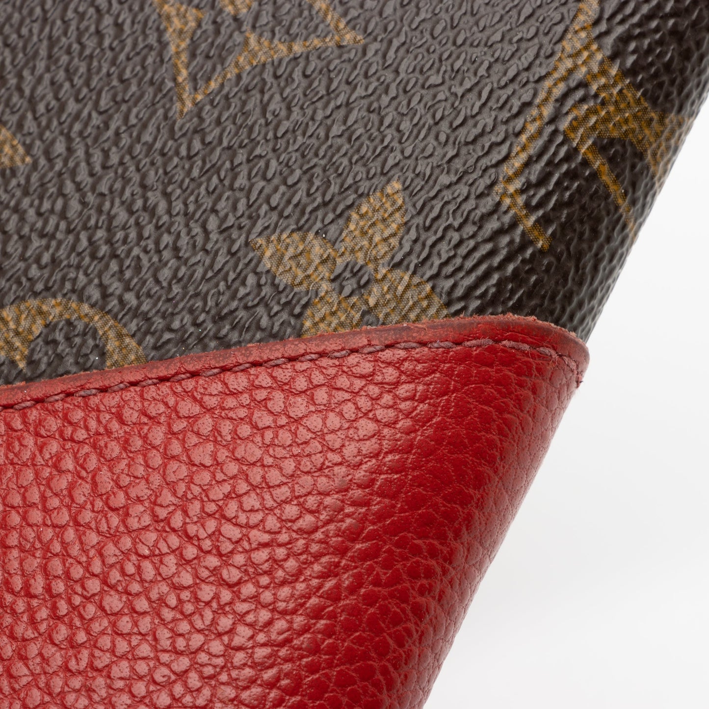 Louis Vuitton Monogram Canvas Leather Kimono Wallet (SHF-WVTTkh)