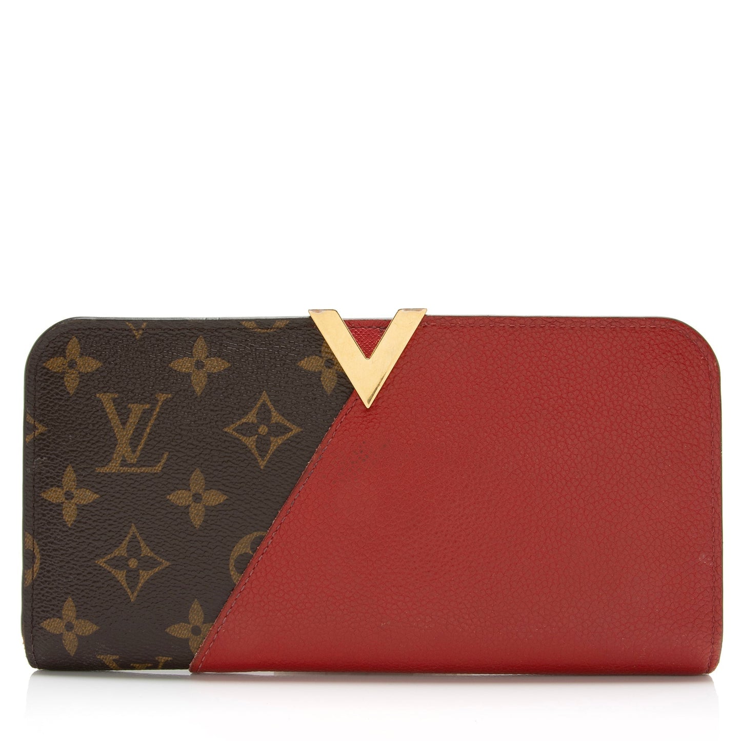 Louis Vuitton Monogram Canvas Leather Kimono Wallet (SHF-WVTTkh)