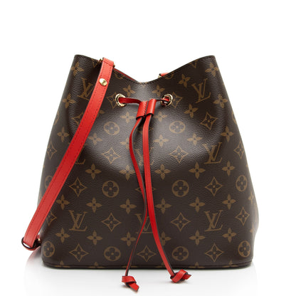 Louis Vuitton Monogram Canvas Neonoe Shoulder Bag (SHF-FE25mI)