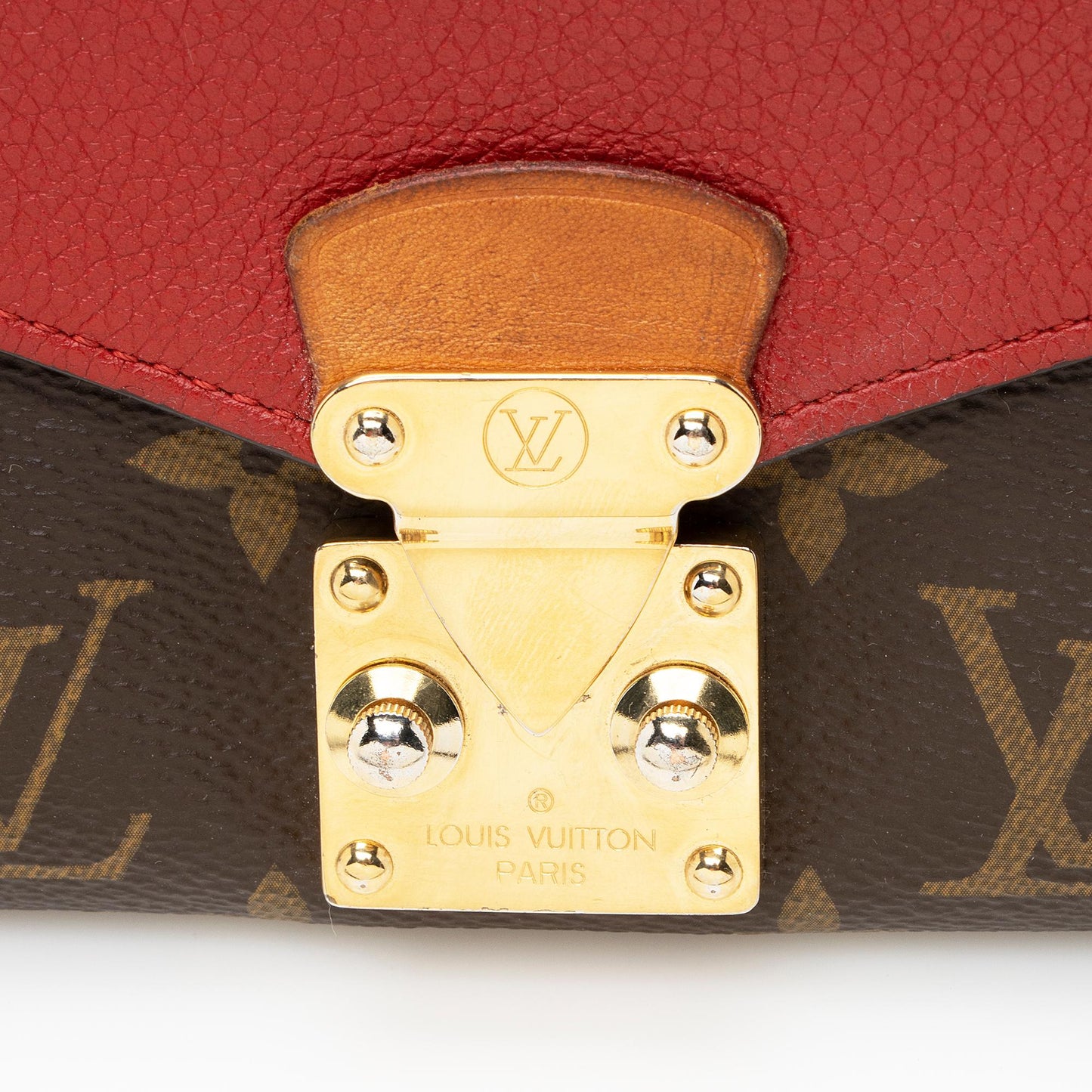 Louis Vuitton Monogram Canvas Pallas Wallet (SHF-22270)