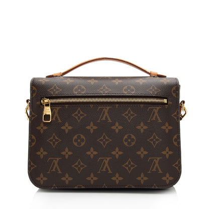 Louis Vuitton Monogram Canvas Pochette Metis Shoulder Bag (SHF-QKrLng)