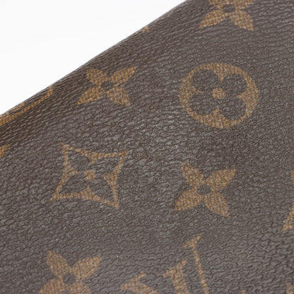 Louis Vuitton Monogram Canvas Zippy Wallet (SHF-23696)