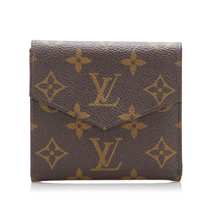 Louis Vuitton Monogram Compact Wallet (SHG-S0an9J)