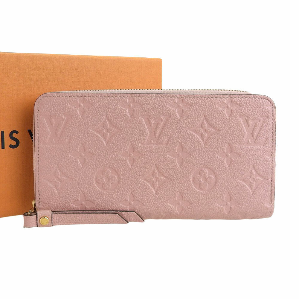 LOUIS VUITTON MONOGRAM EMPREINTE LEATHER WALLET ROSE POUDRE