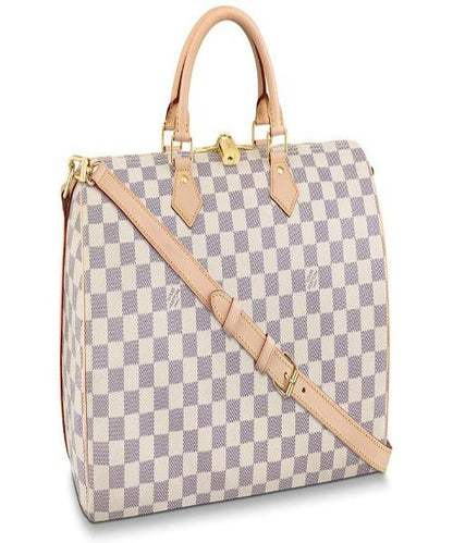 Louis Vuitton Speedy Bandouliere 35 Damier Azur Canvas