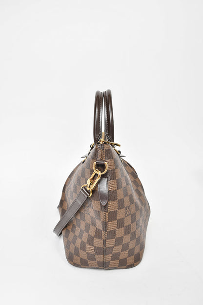 Louis Vuitton 2017 Damier Ebene Siena MM Zip Bag w/ Strap