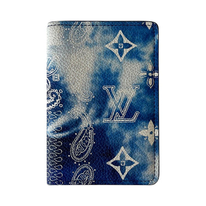 Louis Vuitton Blue Monogram Bandana Wallet