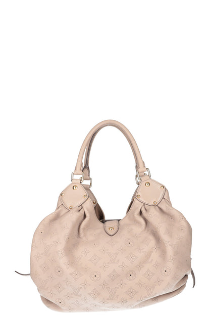 Louis Vuitton  L Hobo Bag Mahina Leather Greige