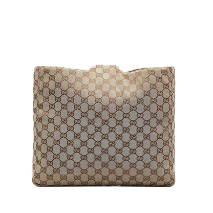 Gucci Clutch Brown GG Canvas