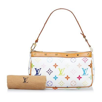 Louis Vuitton  Monogram Multicolore Pochette Accessoires White