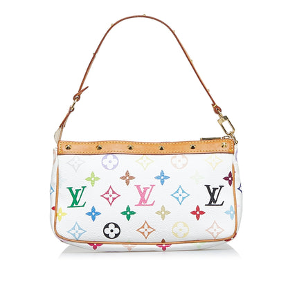 Louis Vuitton  Monogram Multicolore Pochette Accessoires White