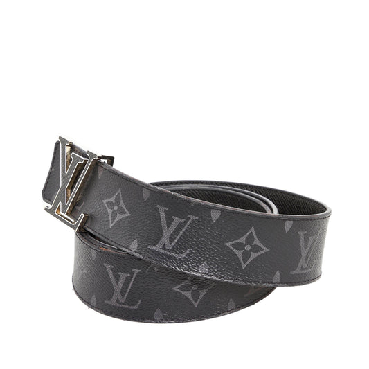 Louis Vuitton  Monogram Eclipse Initiales Belt