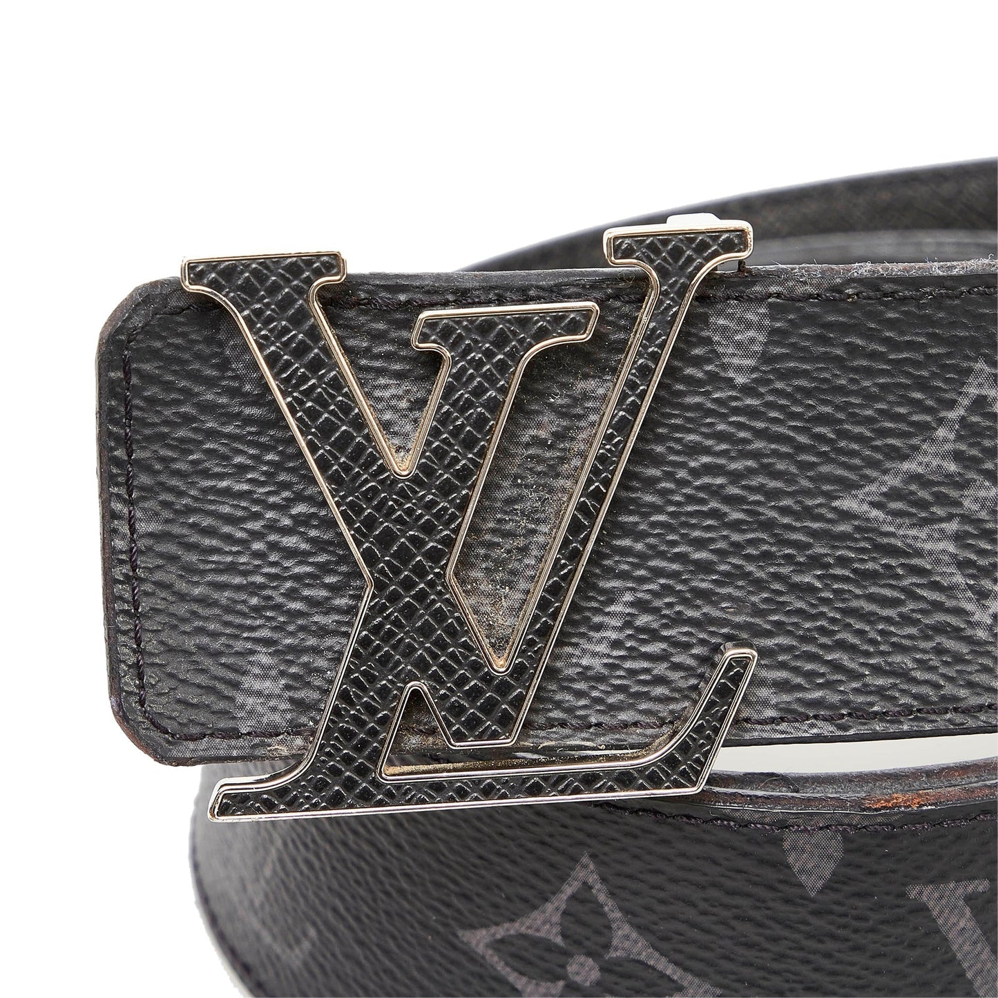 Louis Vuitton  Monogram Eclipse Initiales Belt