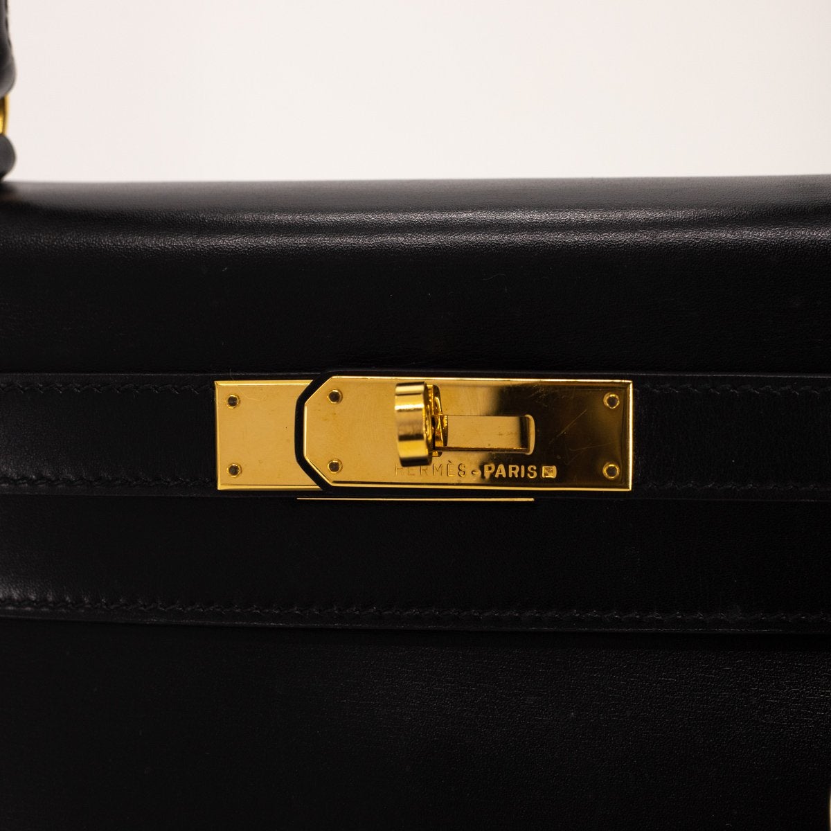 Hermes Kelly 28 Black - [A] Stamp