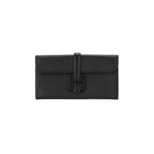 Hermes Jige Clutch Black 29 - X Stamp