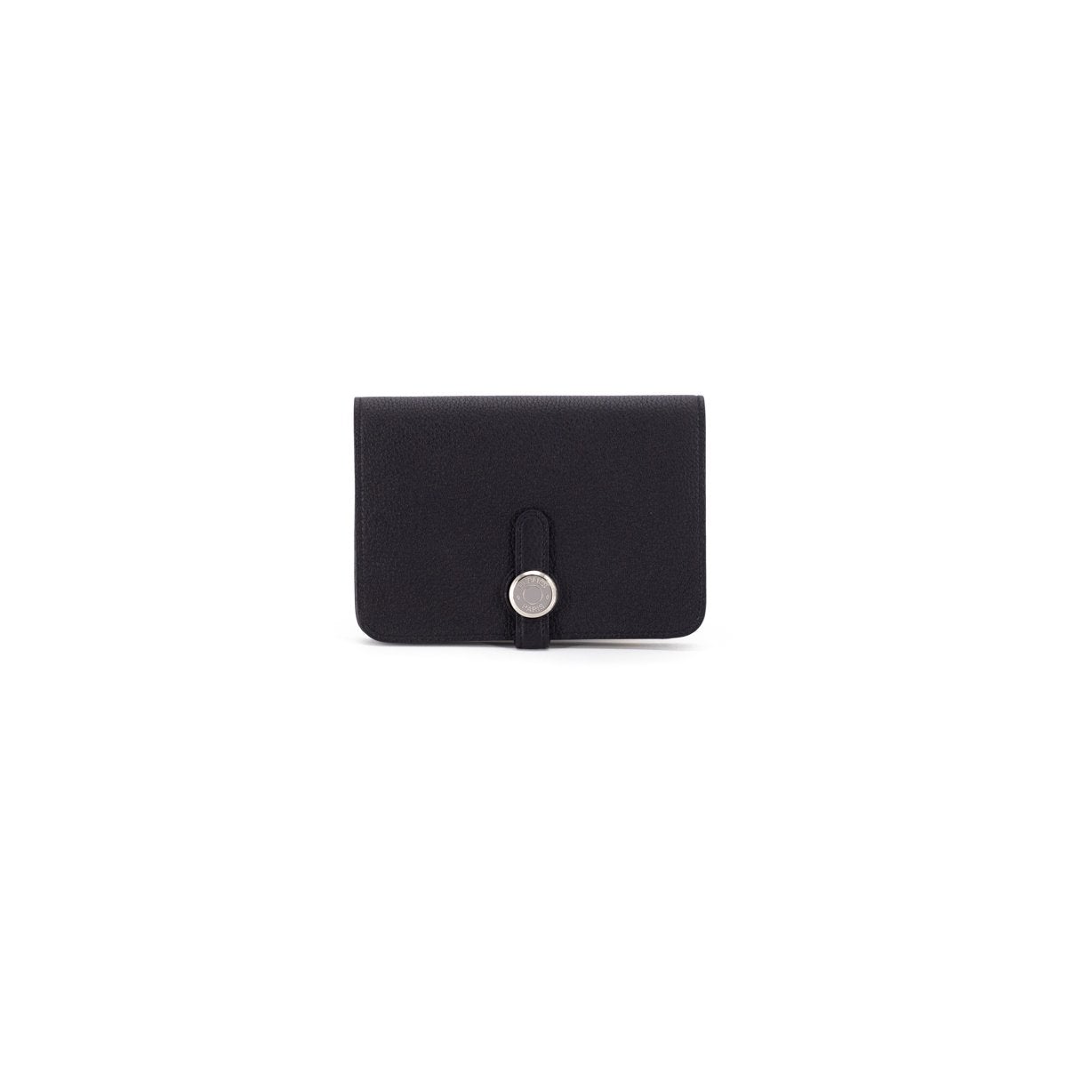 Hermes Dogon Compact Wallet Togo Noir - D Stamp