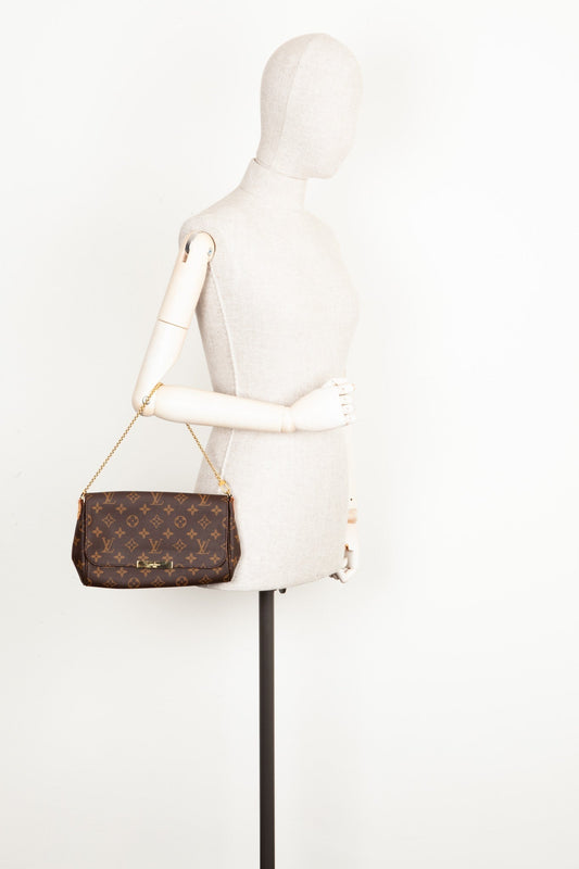 Louis Vuitton  Favorite Handbag Monogram Canvas