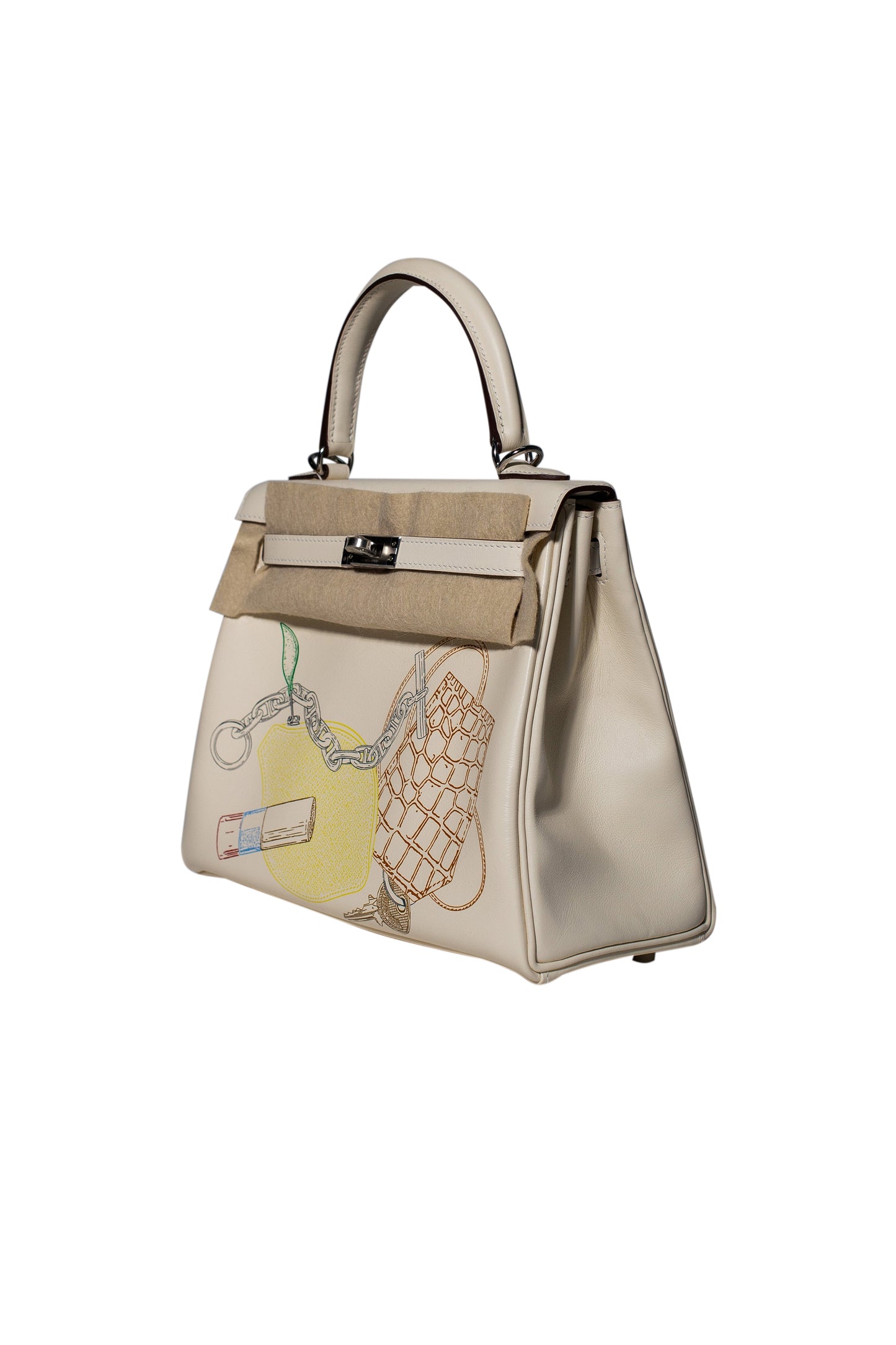 Hermes Kelly size 25 in and out  Nata swift PHW