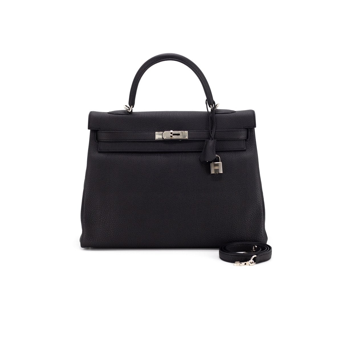 Hermes Kelly 35 Noir - X Stamp