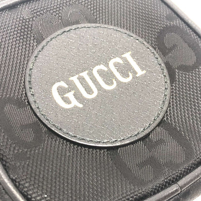 GUCCI Coin case 645060 GG canvas black GG Off the grid mens Secondhand