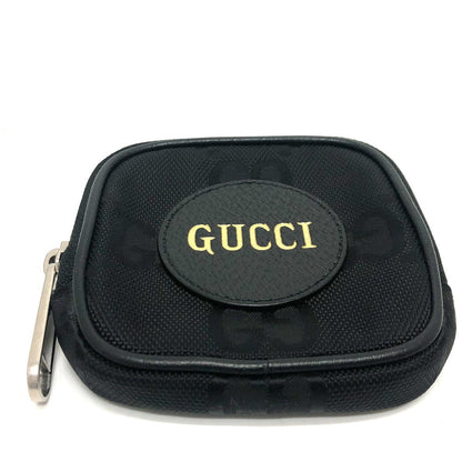 GUCCI Coin case 645060 GG canvas black GG Off the grid mens Secondhand