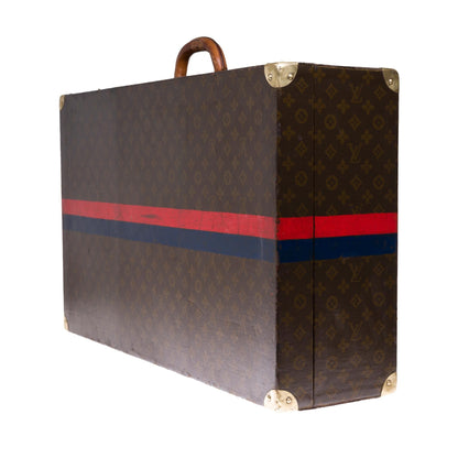 Louis Vuitton  Rare 75 Suitcase in brown monogram canvas