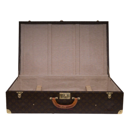 Louis Vuitton  Rare 75 Suitcase in brown monogram canvas