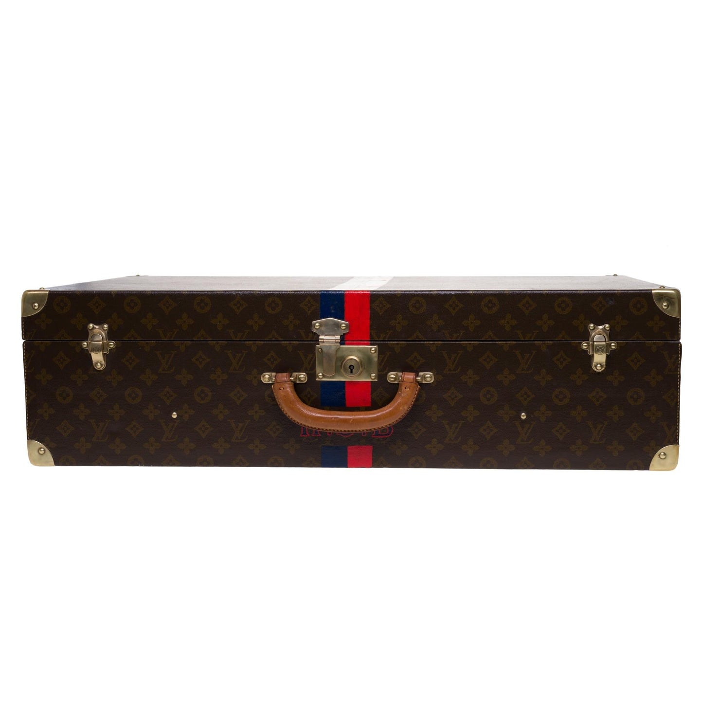 Louis Vuitton  Rare 75 Suitcase in brown monogram canvas