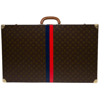 Louis Vuitton  Rare 75 Suitcase in brown monogram canvas