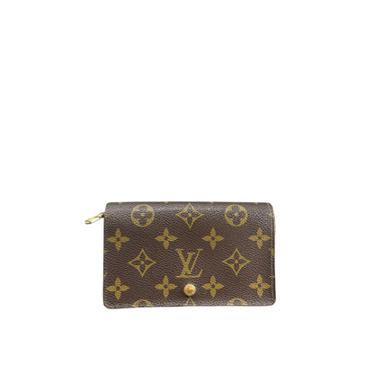 Louis Vuitton  Louis Vuitton  Monogram Tresor Wallet TRE2 - Brown