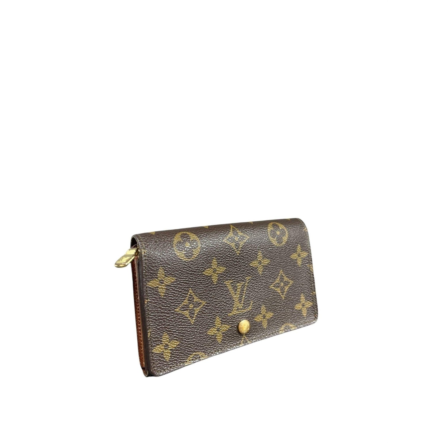 Louis Vuitton  Louis Vuitton  Monogram Tresor Wallet TRE2 - Brown