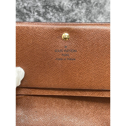 Louis Vuitton  Louis Vuitton  Monogram Tresor Wallet TRE2 - Brown