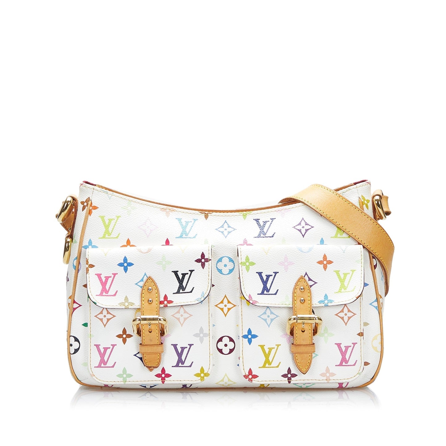 Louis Vuitton  Monogram Multicolore Lodge PM White