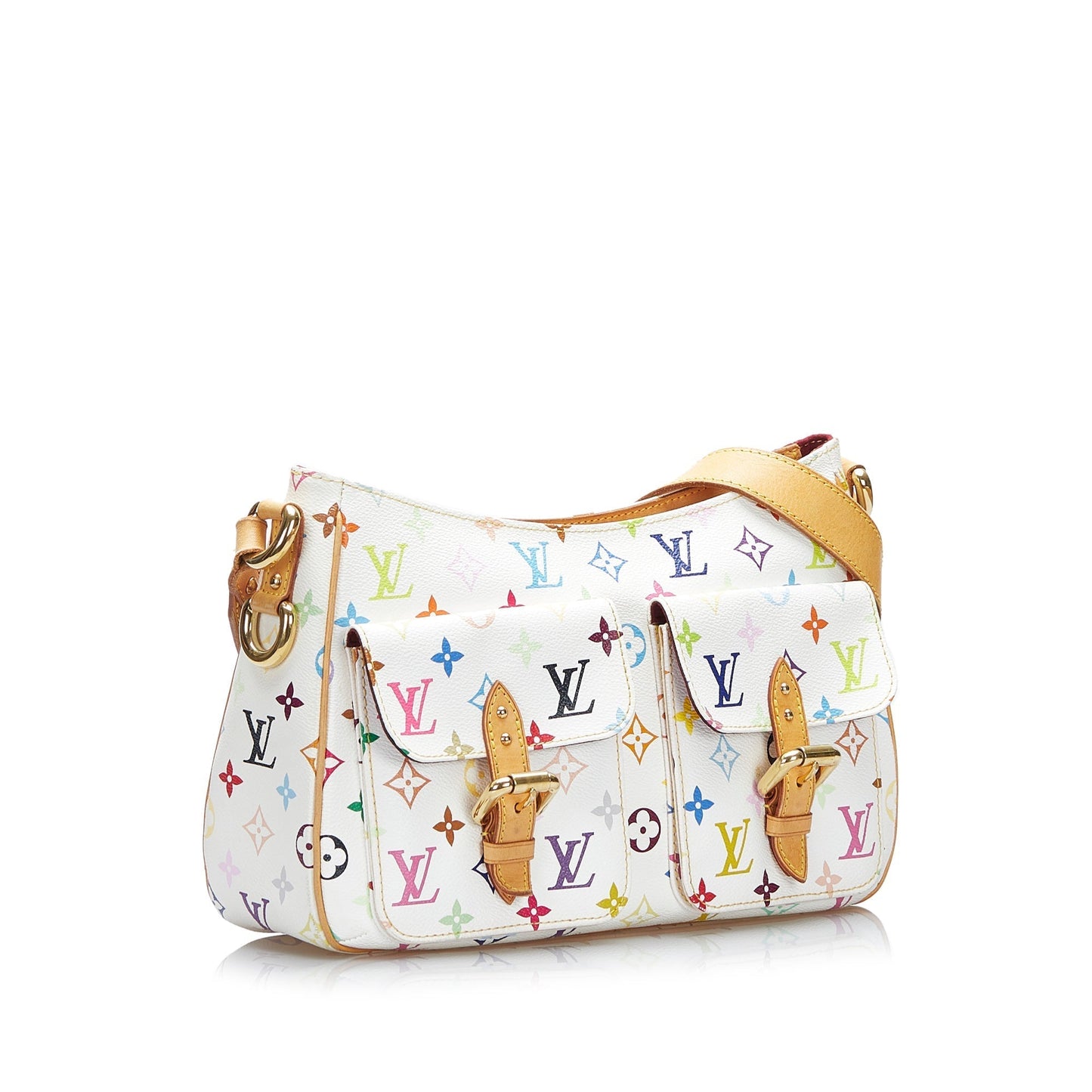 Louis Vuitton  Monogram Multicolore Lodge PM White