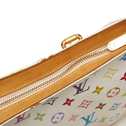 Louis Vuitton  Monogram Multicolore Lodge PM White