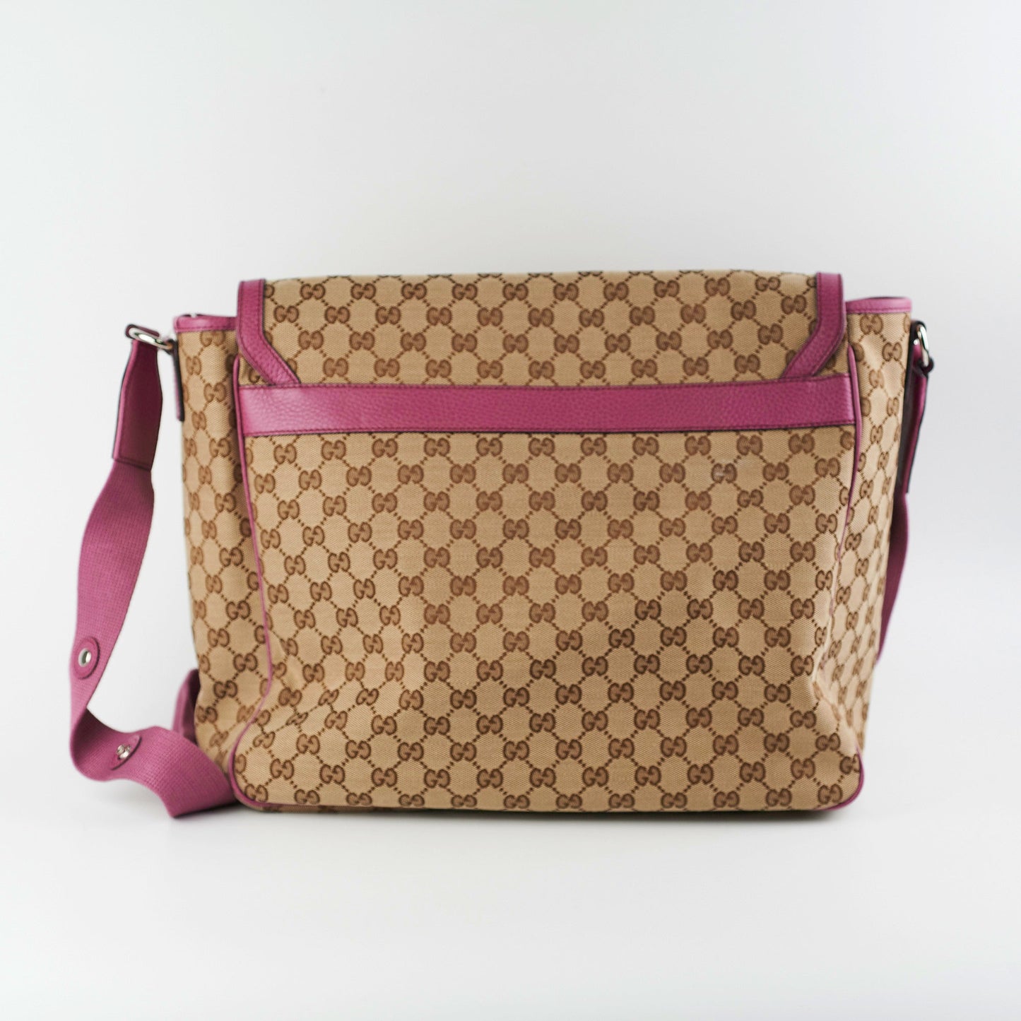 Gucci Baby Bag with Changemat Monogram Pink