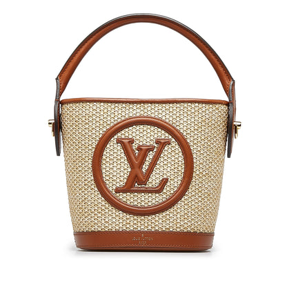 Louis Vuitton  Raffia Petit Bucket Bucket Bag