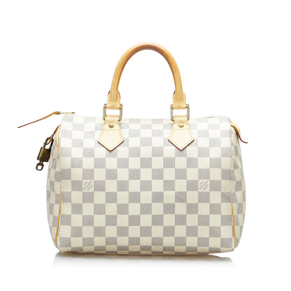 Louis Vuitton  Damier Azur Speedy 25 White