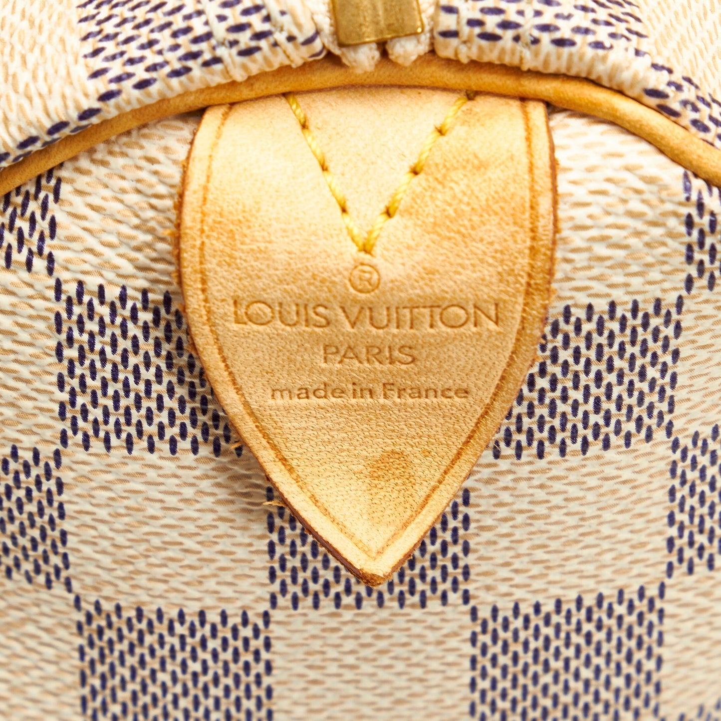 Louis Vuitton  Damier Azur Speedy 25 White