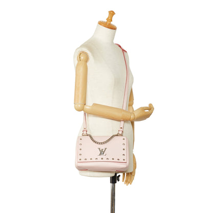 LOUIS VUITTON Embellished Lockme II BB Satchel