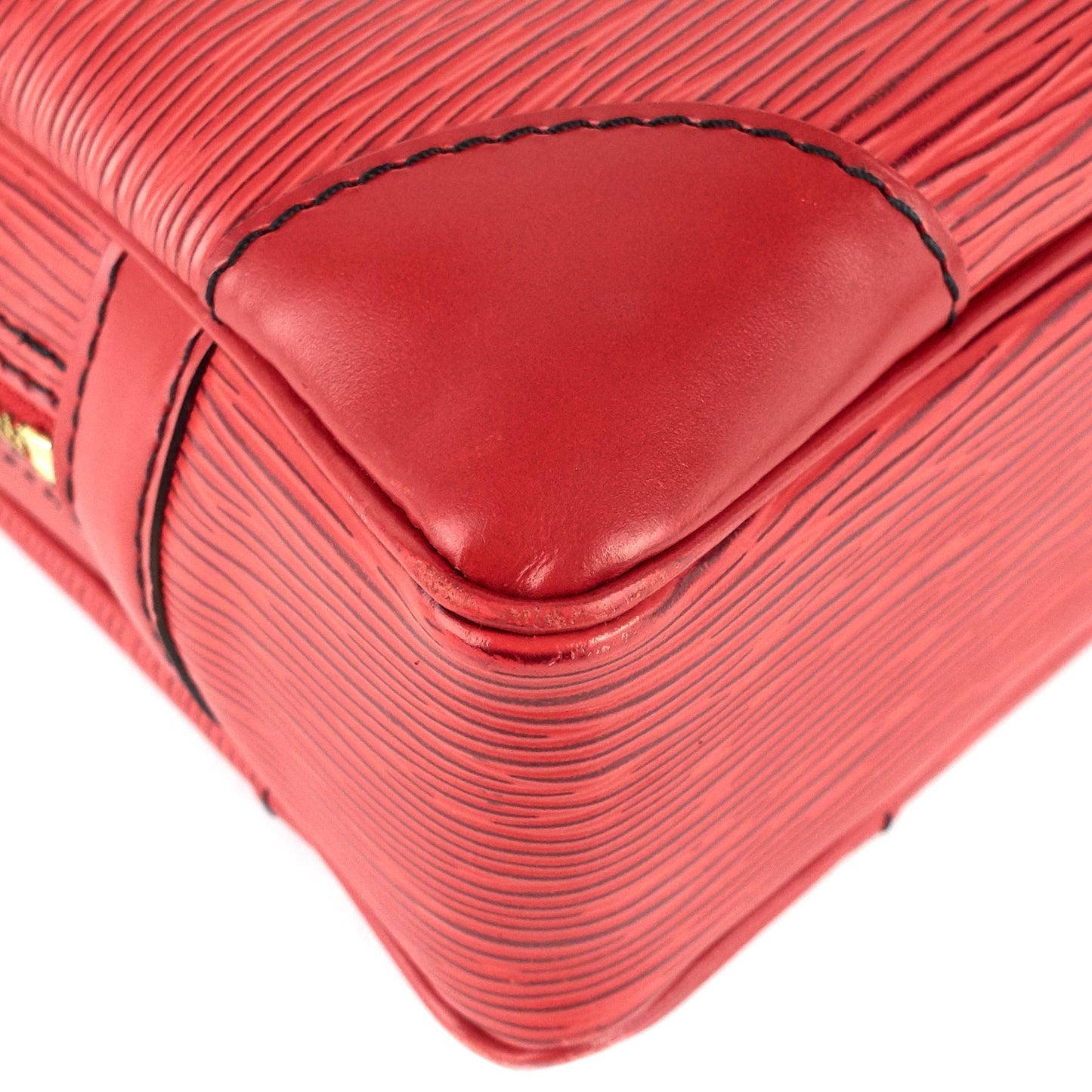 Louis Vuitton  Porte-Documents Voyage Red Epi Leather Briefcase Bag