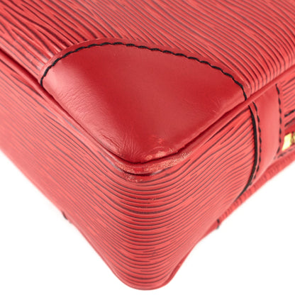 Louis Vuitton  Porte-Documents Voyage Red Epi Leather Briefcase Bag