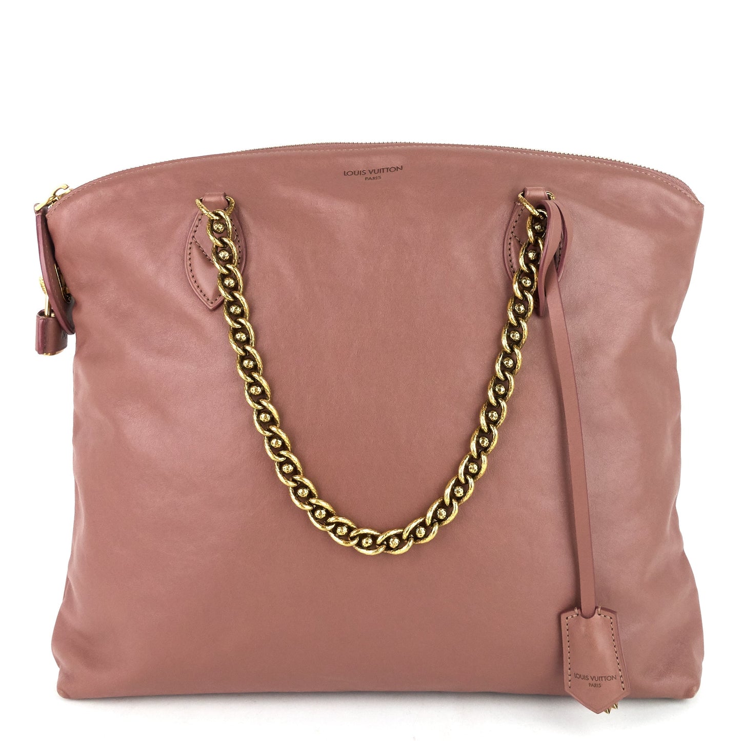 Louis Vuitton  Cuir Boudoir Lockit Leather Chain Tote Bag