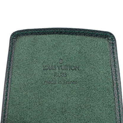 Louis Vuitton  Green Taiga Leather Pen Holder