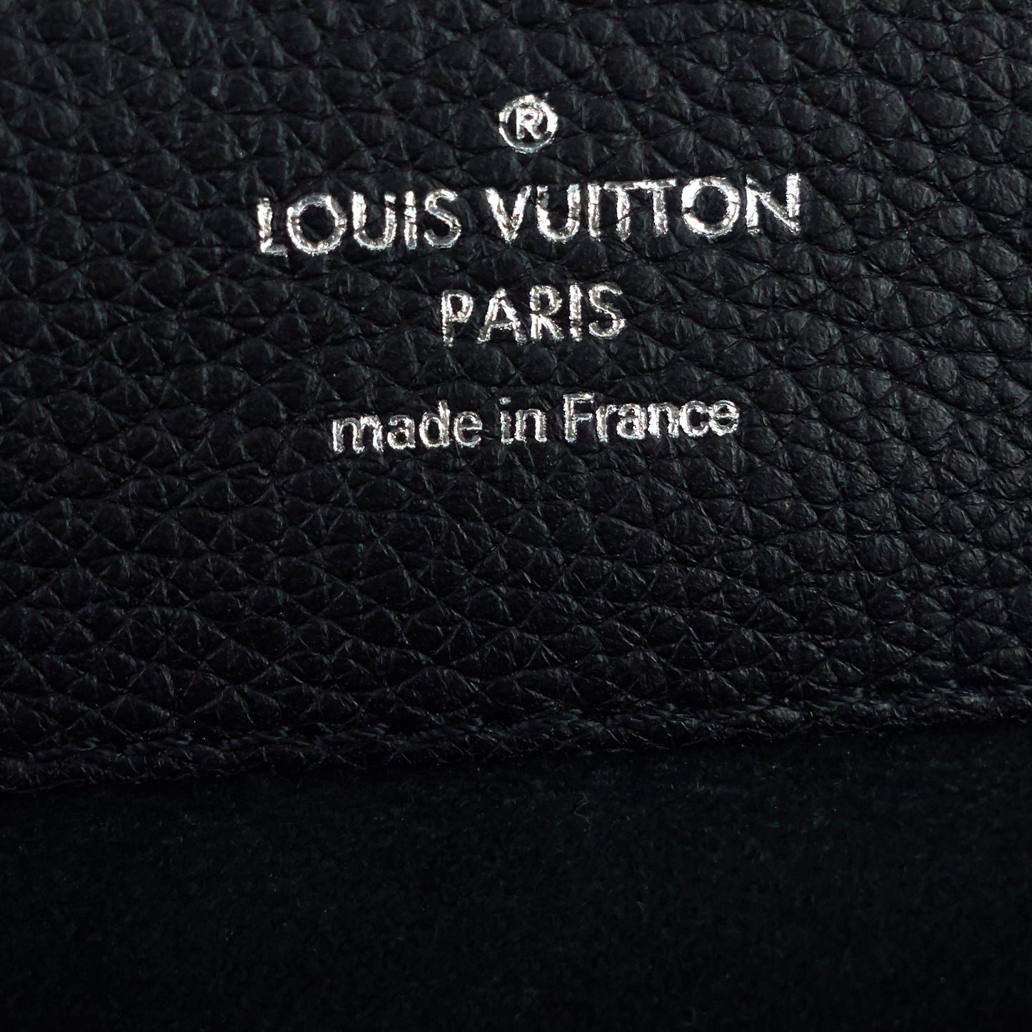 Louis Vuitton  LockMe Mini Calfskin Leather Backpack Bag