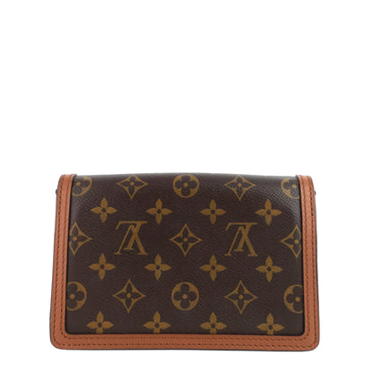 LOUIS VUITTON Dauphine Chain Wallet Reverse Monogram Bag