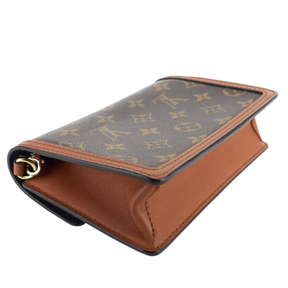 LOUIS VUITTON Dauphine Chain Wallet Reverse Monogram Bag